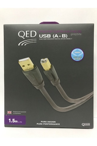 QED QE-6901 Performance USB A-B Graphite Kablo 1,5 m