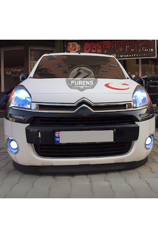 Citroen Berlingo 2009-2018 Uyumlu H Lip Esnek Ön Lip 2 Parça Karlık Ön Ek Tampon Altı Dil