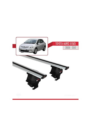 Toyota Auris / Corolla E150 2006-2012 Arası İle Uyumlu Ace-4 Ara Atkı Tavan Barı Gri