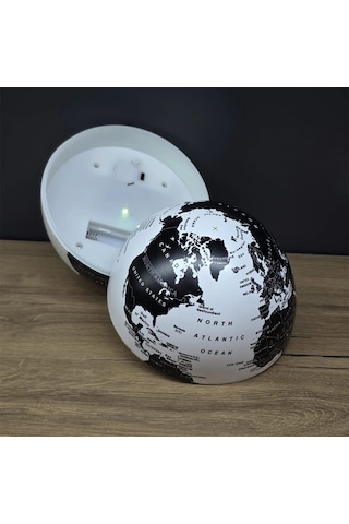 Led Işıklı 360 Derece Dönen Dünya Küresi 8548971
