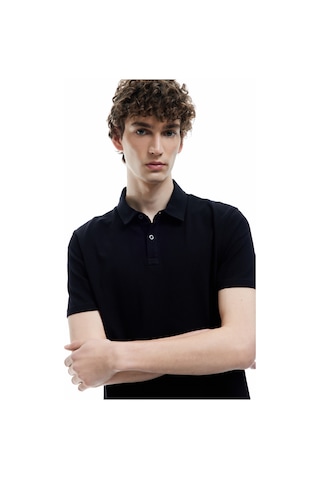 Koton Pamuklu Regular Fit Kısa Kollu Polo Yaka Tişört Siyah 5sam10027mk SIYAH