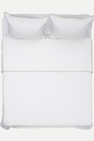 Koza Home Patara Açık Sütlü Kahve Çok Amaçlı %100 Pamuk Çift Kişilik Yatak Sütlü Kahve