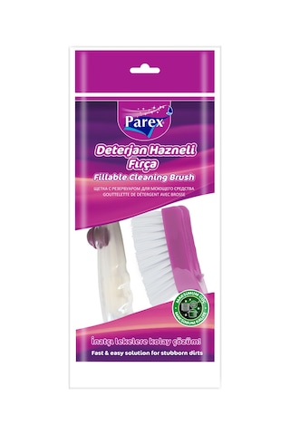 Deterjan Hazneli Temizlik Fırçası Üçlü Set
