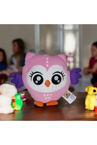 Peluş Yumuşak Oyuncak Ve Yastık - Sevimli Oda Dekoru Ve Uyku Arkadaşı Yıkanabilir Baykuş Kız