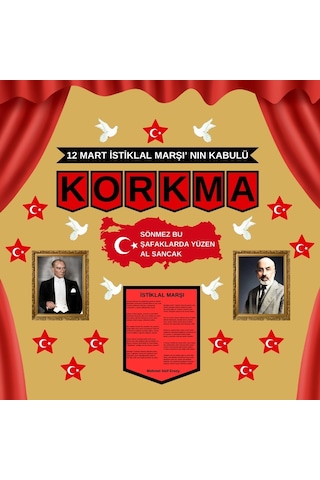 İstiklal Marşı'nın Kabulü Pano