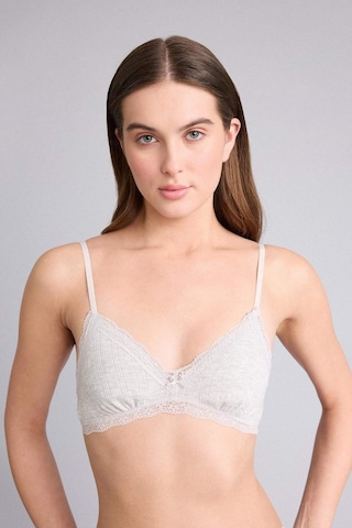 Defacto Dantel Detaylı Çıkarılabilir Kap Çıkarılabilir Pedli Balensiz Bralet G7762ax26spgr93 Gri-gr93