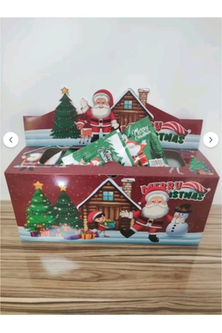 Yeni Yıl Yilbasi Noel Temalı Figürlü Supriz Paket 25 Adet