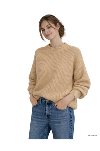 Trikonova Oversize Triko Kazak Bisküvü
