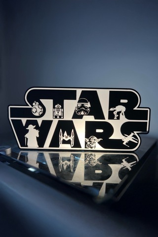 Star Wars Tasarımlı Gece Lambası Dekoratif Aydınlatma Çok Renkli