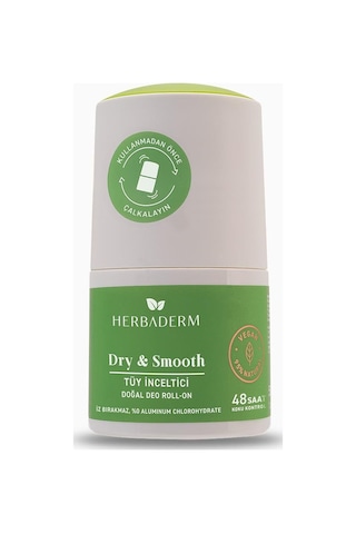 Herbaderm Dry & Smooth Tüy İnceltı̇cı̇ Doğal Roll-On Deodorant 50 ML