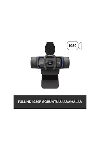 Logıtech C920s Hd Pro Webcam Sıyah 960-001252