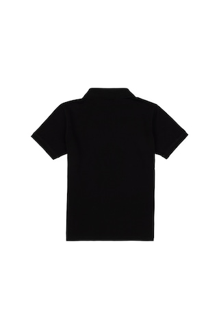 U.S. Polo Assn. Erkek Çocuk Siyah Basic Polo Yaka Tişört 50298049-VR046