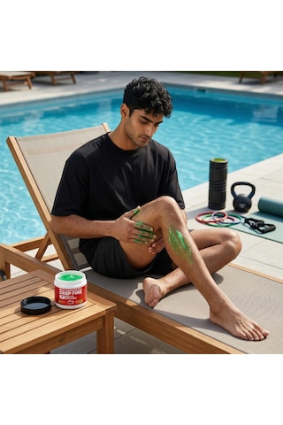 Deep Fıre 3 Kavanoz Vücut Masaj Jeli Sports Recovery Body Massage Gel 3x100 Mg