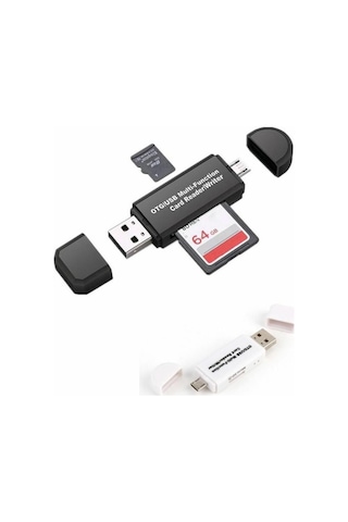 Micro Usb Telefon Adaptörü Micro Sd/sd Kart/usb Okuyucu