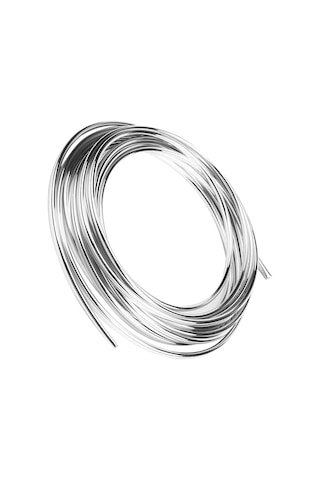 Kosona 6m Uzunlukta Gümüş Renkli Araç Kapı Kenarı Korumalı U-şekilli Pvc Koruyucu Şerit 6mm X 4mm