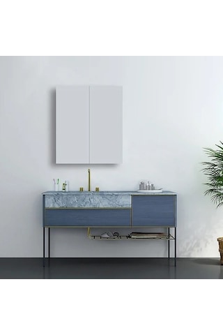Stillmobilya Mdf Banyo Dolabı Beyaz
