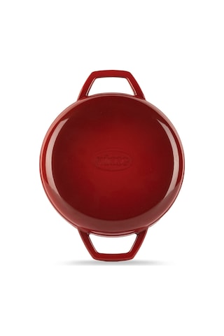 Hosseven 19cm Hs Y Ktv Sh Sahan Çift Kulplu Kırmızı