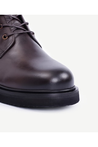 Yargıcı Bağcıklı Deri Bot 25keay4001x 003 Kahverengi