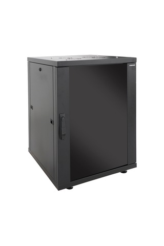 Canovate 16U 600X600Mm 19'' Dikili Tip Network Rack Kabinet Siyah