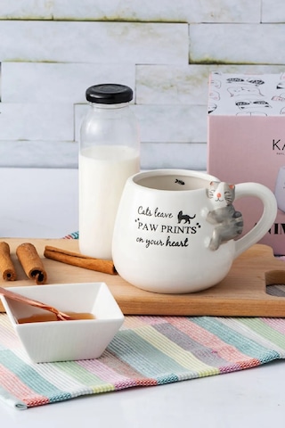 Karaca Animal Cat Mug Kupa 465 Ml