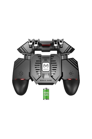 Ak77 4000 Mah Fanlı Dört Tetik Mobil Oyun Aparatı - Pubg Siyah
