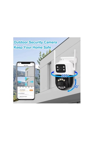 Electroon Rs-5112 2x2mp 2 Kameralı Akıllı Wi-fi Güvenlik Kamerası