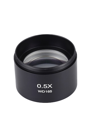 Stereo Mikroskoplar Yardımcı Objektif Lens Barlow Lens Büyüteç 0.5x Wd165