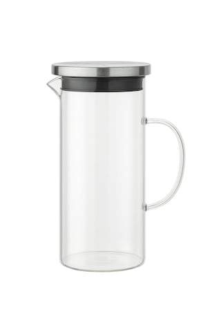 Dekorasyaa Borosilikat Cam Sürahi Metal Kapaklı 1500ml