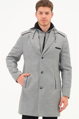Dewberry Plt8371 Dewbrry Erkek Palto-Gri-Gri