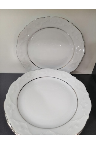 Porland Porselen 12'li Queen 21 Cm Pasta Tabak