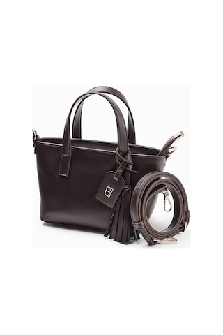 Molene Kahverengi Püskül Detaylı Mini Tote Çanta