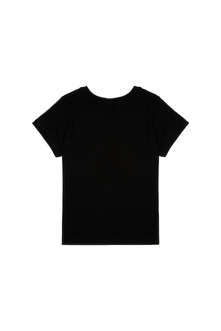 U.S. Polo Assn. Erkek Çocuk Siyah Basic Bisiklet Yaka Tişört 50306502-VR046