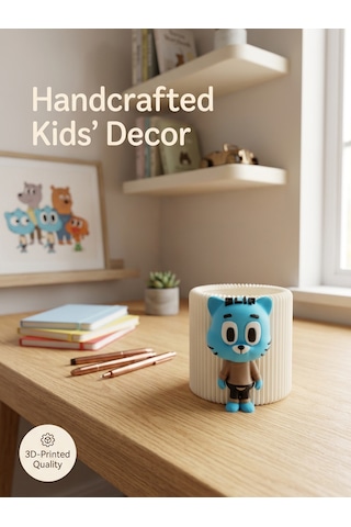 Gumball Kalemlik 3d Çok Renkli