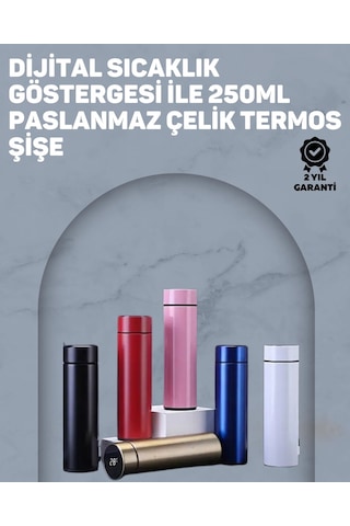 Ceylan Adam 12 Saat Sıcak, 24 Saat Soğuk Tutabilen Paslanmaz Termos Çok Renkli