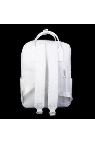 Nas Bag Unisex Sırt Ve El Çantası Büyük Boy Su Geçirmez Sırt Çantası 29x40 Cm Beyaz