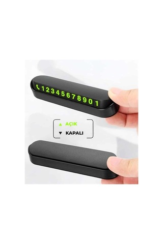 Znv Zenvia Mey İthalat Araç İçi Numaratör Numaralık Torpido Üstü Açılır Kapanır Telefon Numarası Bırakma Belirtilmemiş