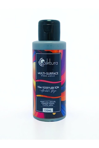 Piktura Akrilik Multisurface Boya 120ml Granit Gri