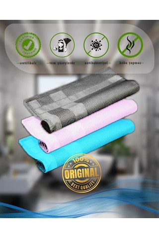 Qurry İz Bırakmaz Sihirli Mikrofiber Temizlik Bezi 3'lü 35 x 60 CM