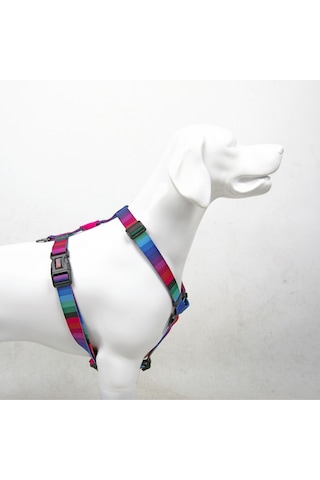 Wave H-tipi Göğüs Tasması Ayarlanabilir, Konforlu Ve Dayanıklı Desenli Köpek Tasması S