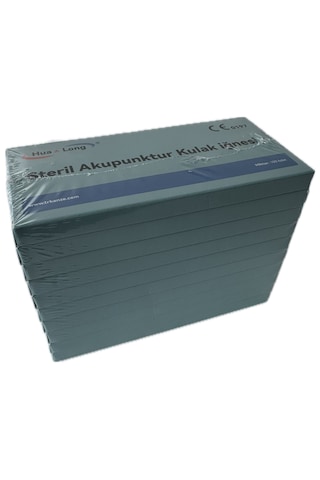 Akupunktur Kulak İğnesi Bantlı 0.22x1.7mm 10 Kutu 1000 Adet