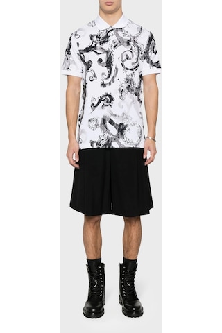 Versace Jeans Couture Erkek Polo Yaka T Shirt 76gag6s0 Js286 003 Beyaz