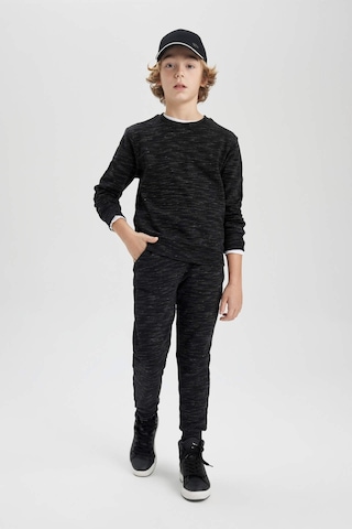 Defacto Erkek Çocuk Beli Bağcıklı Lastikli Paça Cepli Jogger Eşofman Altı B8915A823CWBK81 Gri