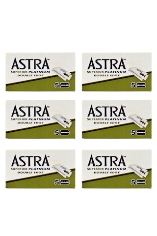 Astra Superior Platinum Yedek Tıraş Bıçağı 6 Adet 5'li Kutu Yaprak Jilet