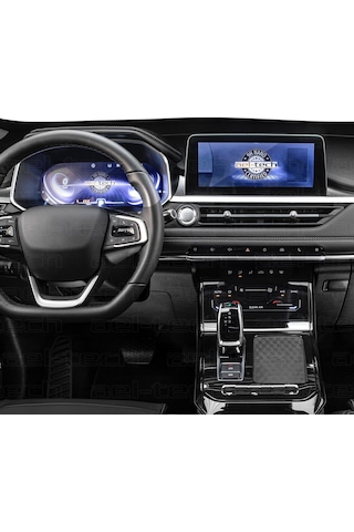 Chery Tiggo 7 Pro Comfort Uyumlu Vites Etrafı Piano Black Tpu Kor