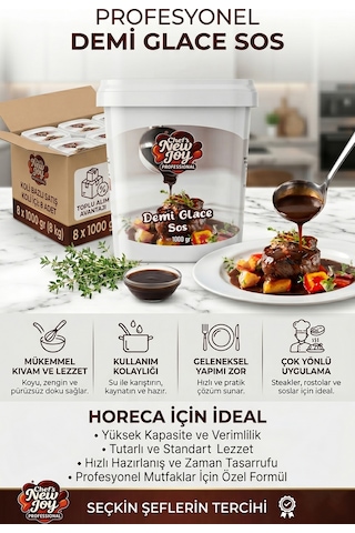 Demi Glace Sos 1000 G X 8 Adet - 1 Koli Koli Bazlı Avantaj Paketi