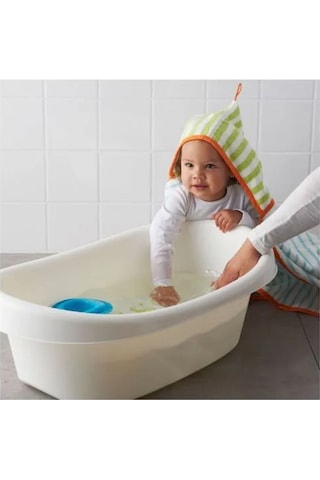 Yumuşak Kenarlar Kayma Önleyici 71x43x20 Cm Bebek Küveti Lattsam