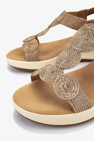 Valmenti Kadın Deri & Tekstil Rose Düz Sandalet 1141 1951-h12 Bn Sndlt Y26 Rose/camel Nubuck
