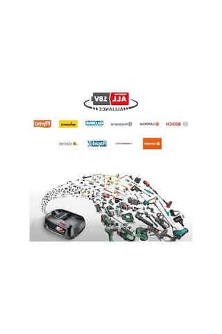 Bosch Home And Garden Pba 18v 2.5ah W-b Pil Siyah Daha Uzun Çalışma Süresi İçin Yüksek Kapasite Tüm Power For Cihazları İle Uyumlu Enerji Sınıfı A+