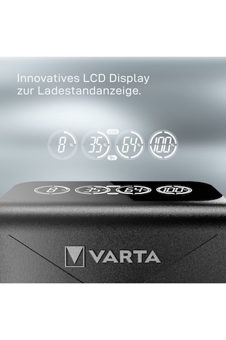 Varta Lcd Plug+şarj Cihazı+4x2100 Aa +4x2600 Aa Şarjlı Kalem P...