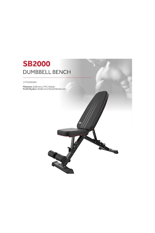 Voit Sb2000 Ayarlanabilir Dambıl Bench Çok Fonksiyonlu Ağırlık Sehpası Ev Tipi Fitness Bench